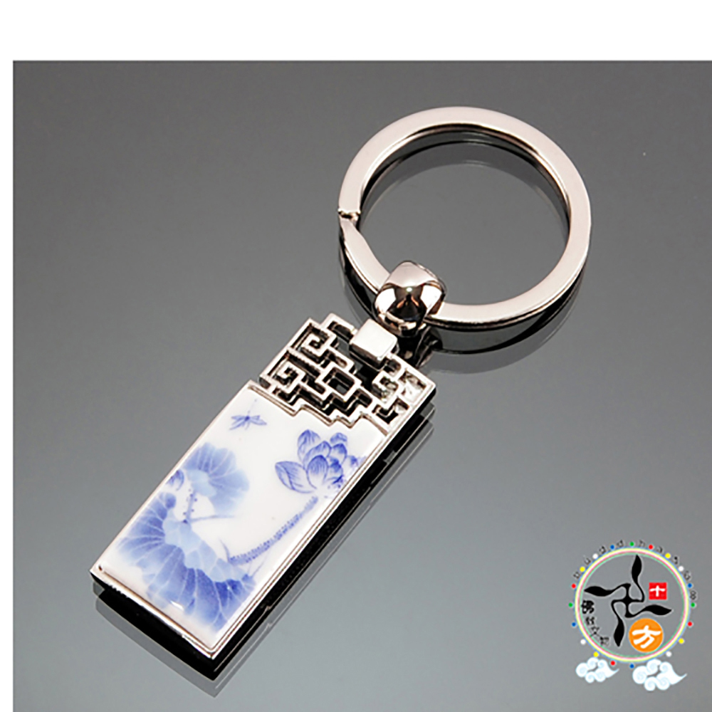 青瓷蓮花鑰匙圈【十方】139408