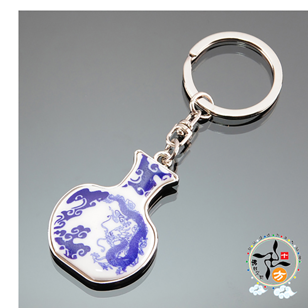 青花瓷花瓶鑰匙圈【十方】139410
