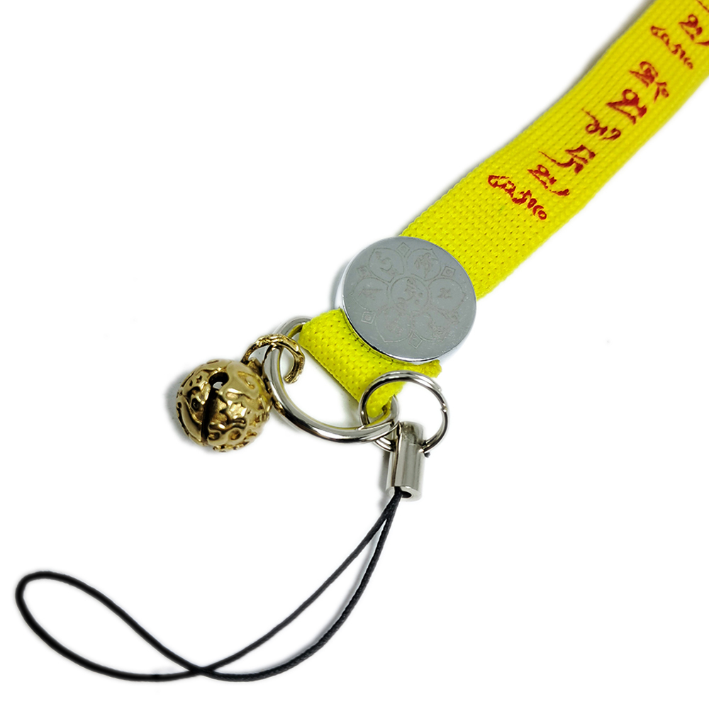 銅鈴+咒語布繩手機掛飾【十方】139921