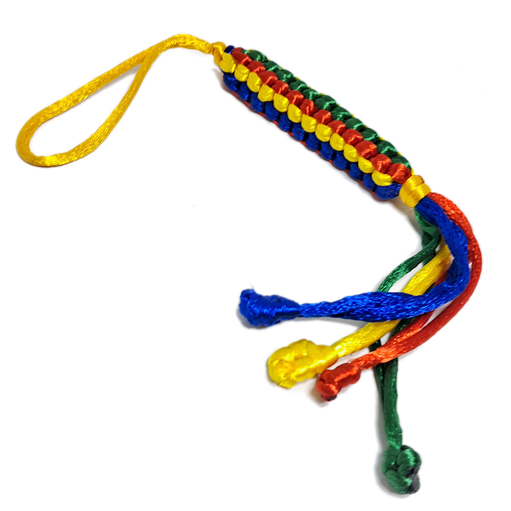 尼泊爾五色線金剛結吊飾【十方】140168