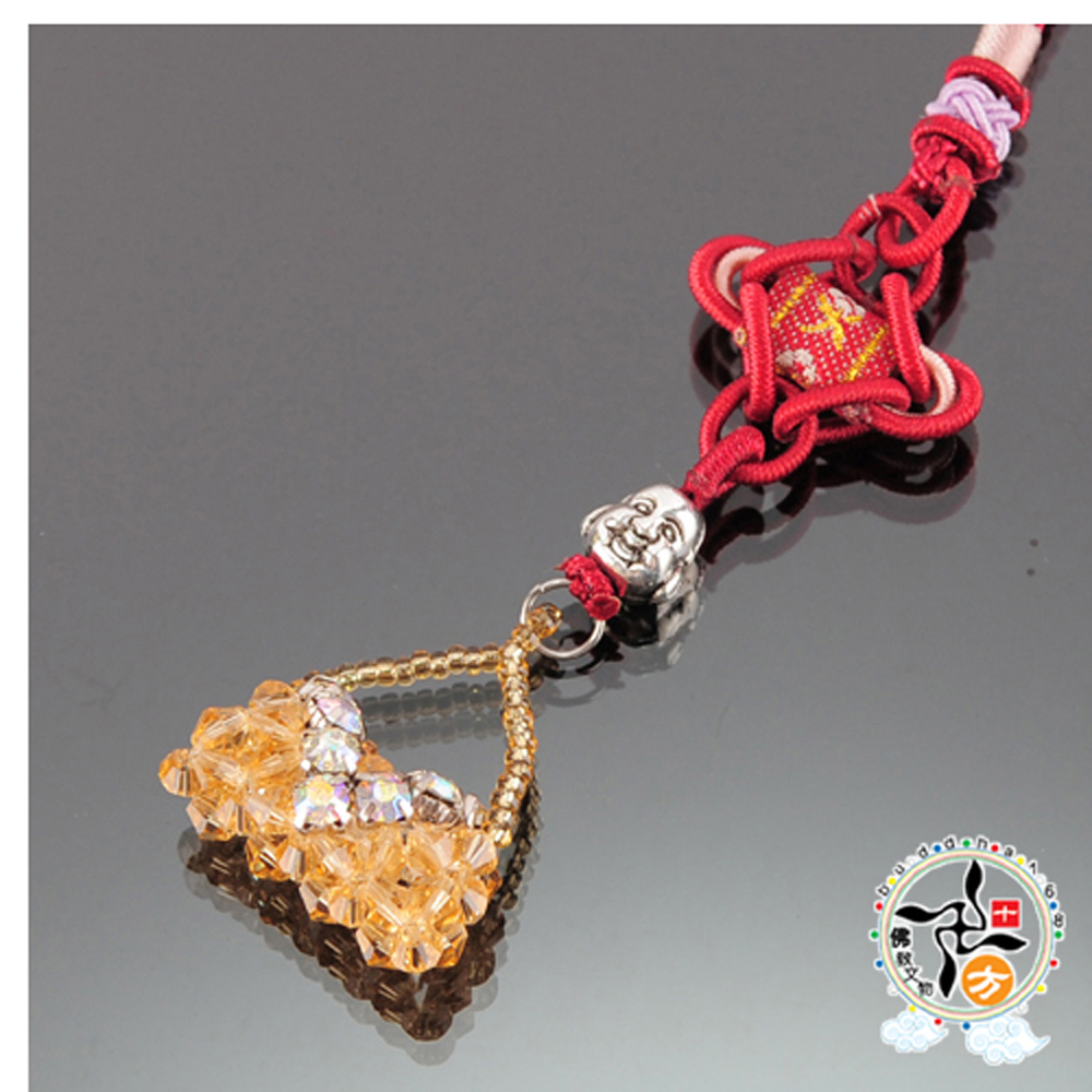 招財錢包{晶鑽}小掛飾【十方】139991