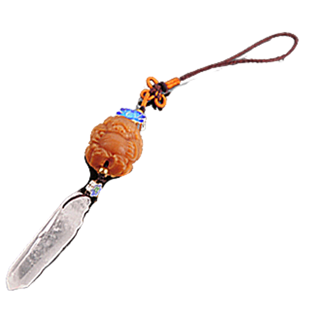 祥獅鎮宅+水晶柱化煞法寶掛飾【十方】140357