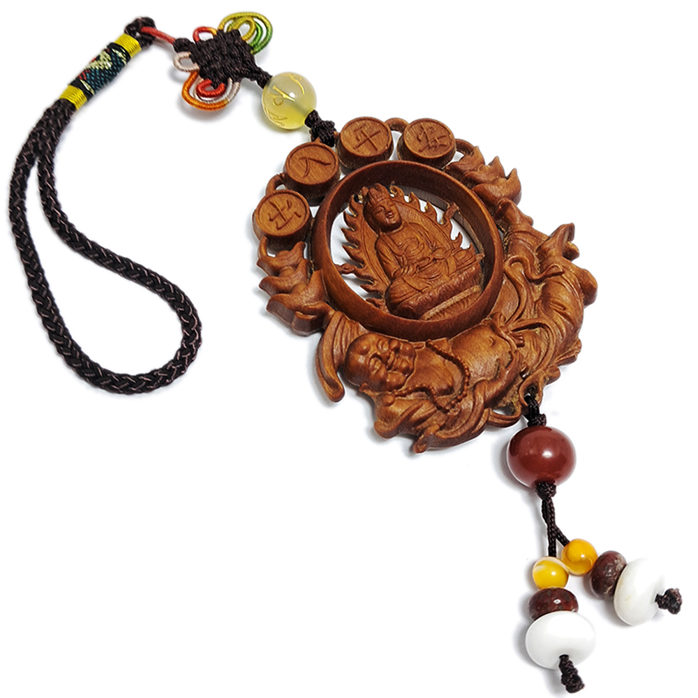 佛陀&觀音菩薩&彌勒佛{檀香}掛飾【十方】140369