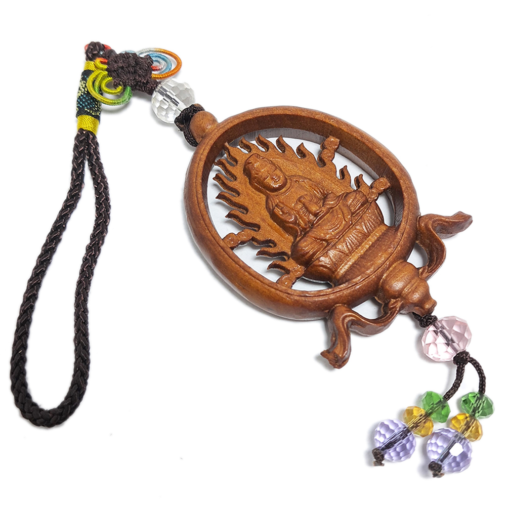 彌陀佛&觀音{檀香}掛飾【十方】140423