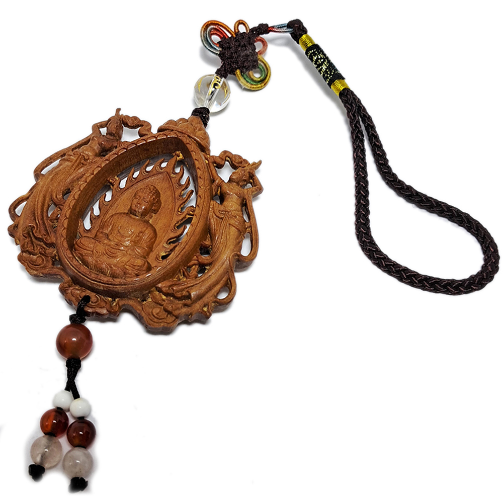 彌陀佛&觀音&飛天女{檀香}掛飾【十方】140429