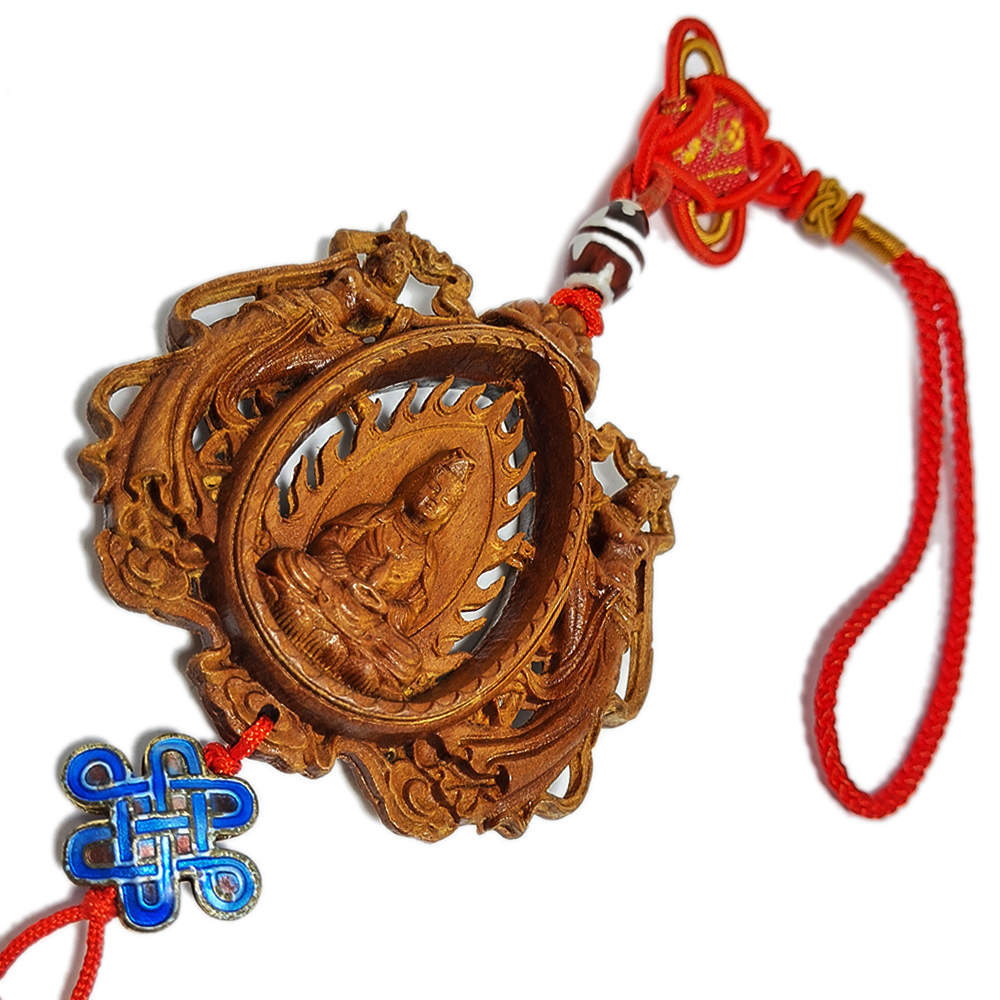 彌勒佛&觀音&飛天女{檀香}掛飾【十方】140424