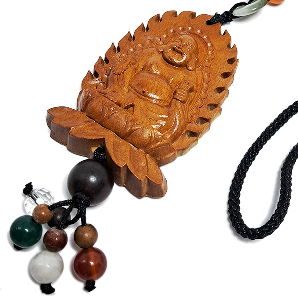 彌勒佛 {檀香}掛飾【十方】140422