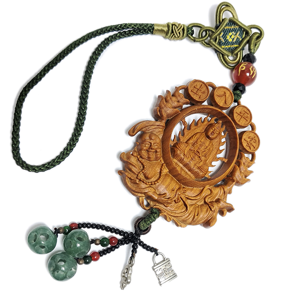 佛陀&觀音菩薩&彌勒佛{檀香}掛飾【十方】140427