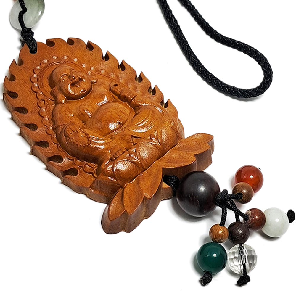 彌勒佛 {檀香}掛飾【十方】140422