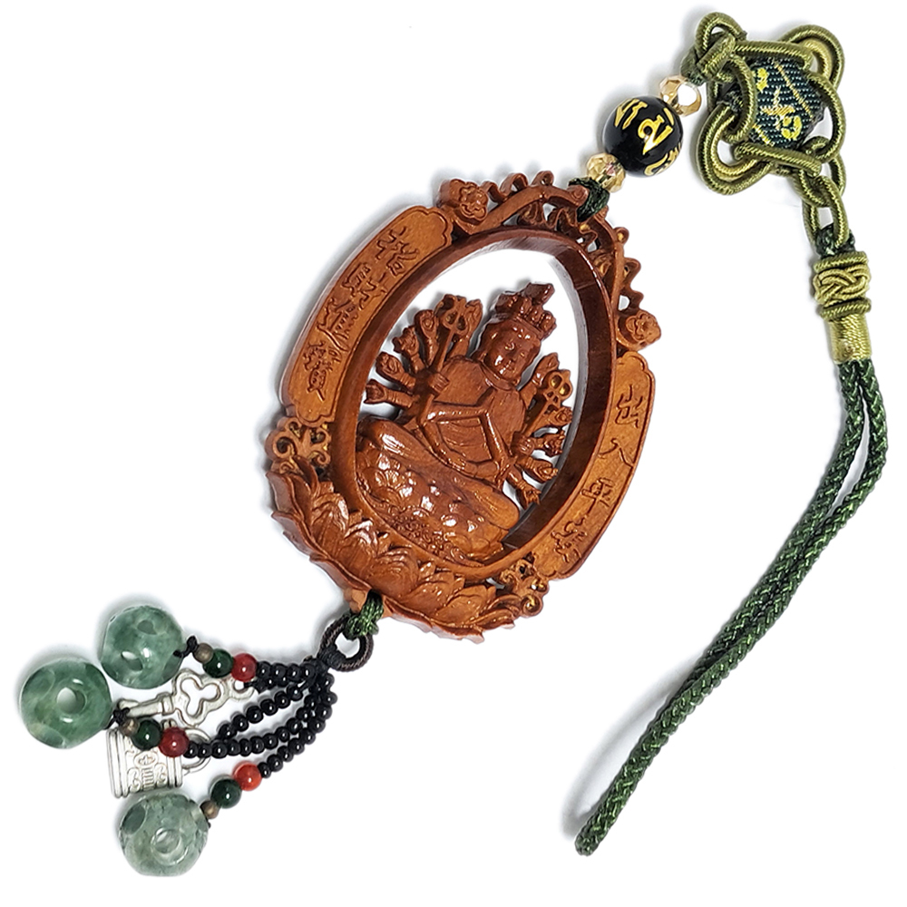 千手觀音 {檀香}掛飾【十方】140415