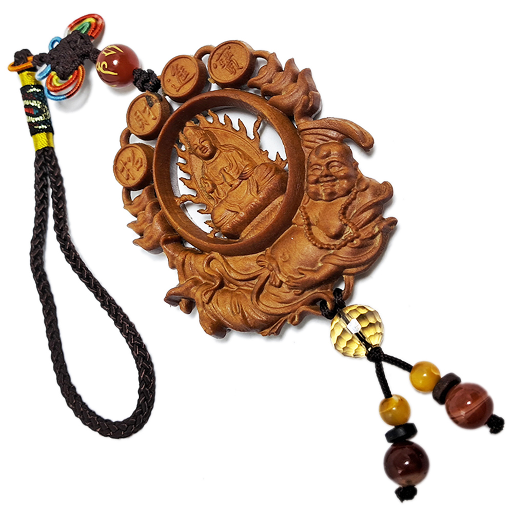 佛陀&觀音菩薩&彌勒佛{檀香}掛飾【十方】140417