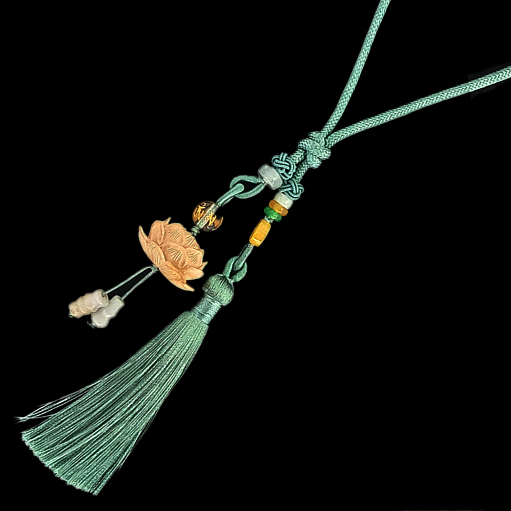 蓮花黃陽木雕 吉祥掛飾【十方】141037