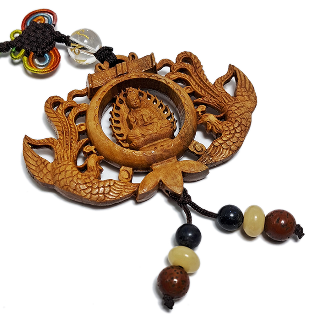 佛{檀香}鳳凰 掛飾【十方】140756