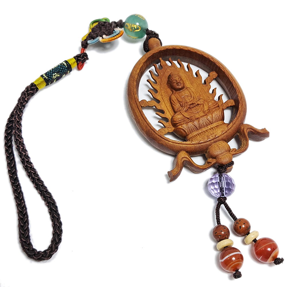 佛陀&觀音菩薩{檀香}掛飾【十方】140753