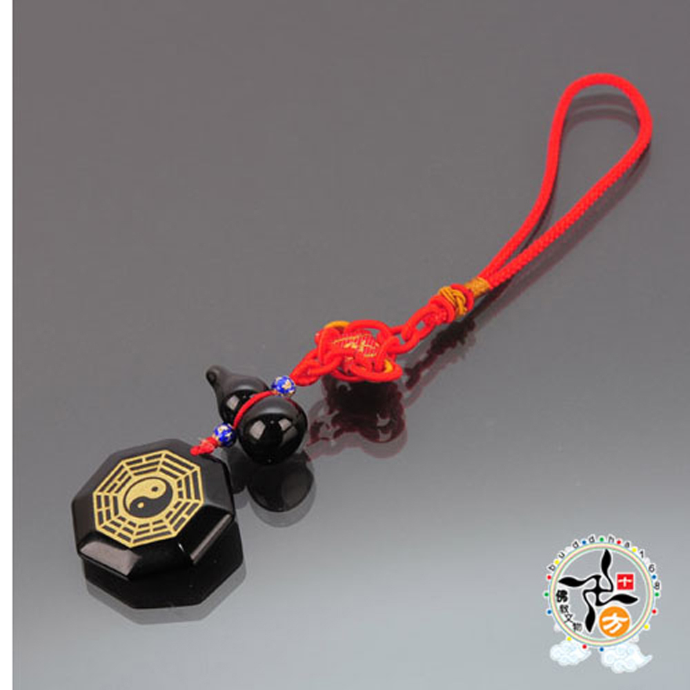 太極八卦+葫蘆掛飾【十方】141301