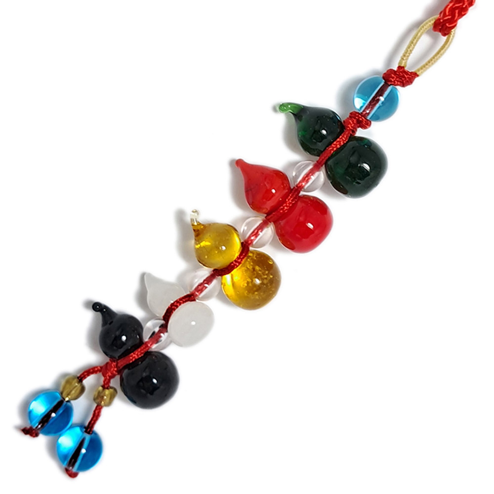 五行琉璃葫蘆掛飾【十方】141283