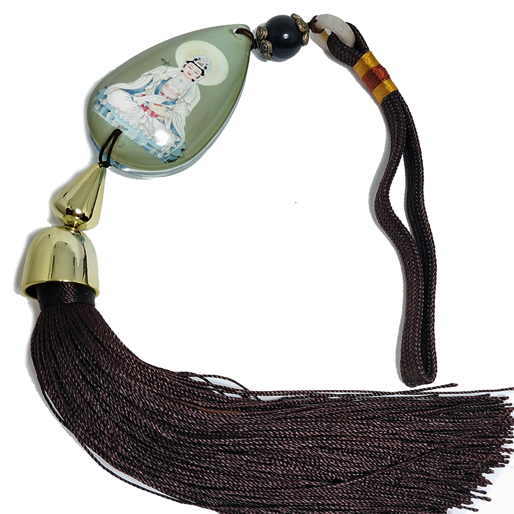 觀音菩薩{琉璃水晶}掛飾【十方】141061