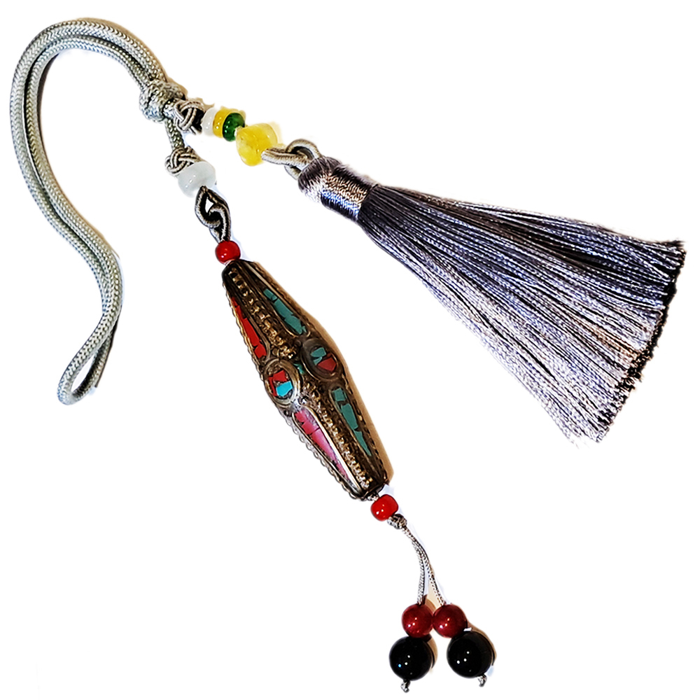 嗡 藏式 天珠手工銅珠掛飾【十方】141250