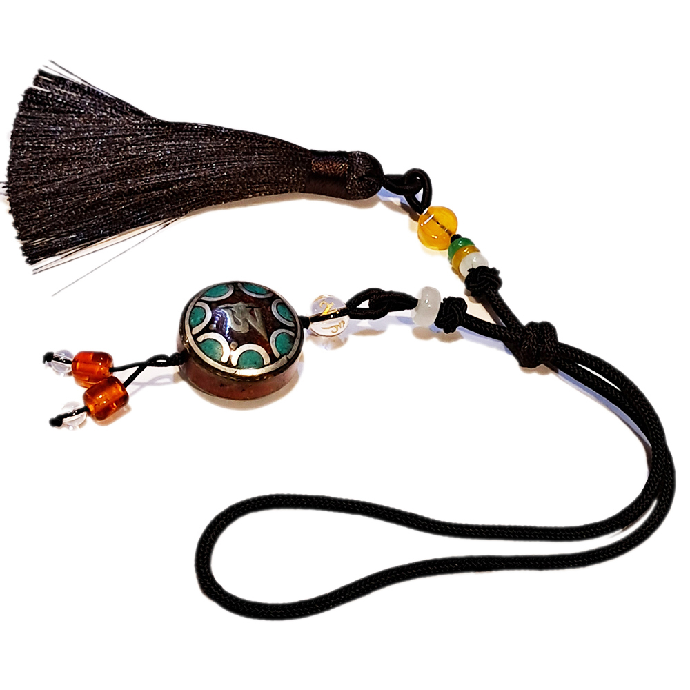 嗡 藏式手工銅珠法寶掛飾【十方】141249