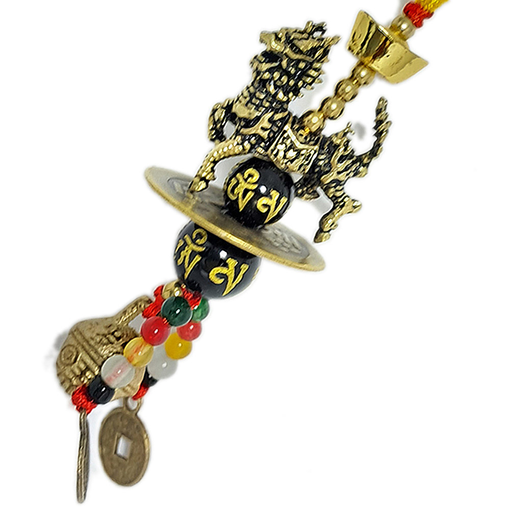 麒麟踩八卦掛飾  左 1個【十方】142458