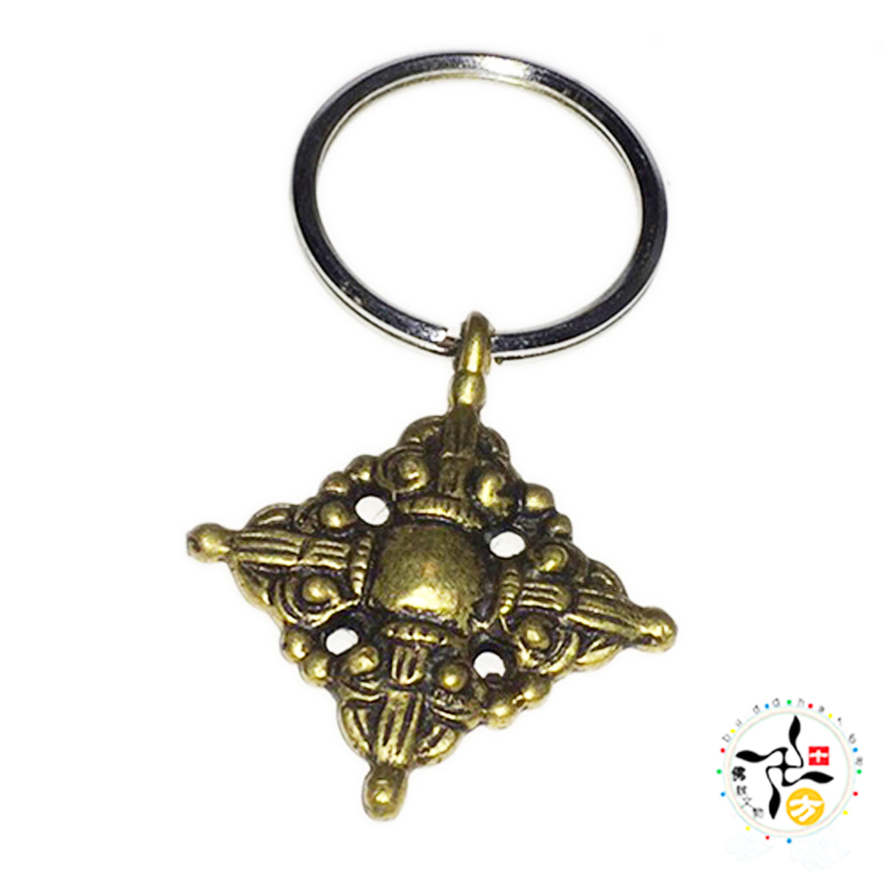 十字杵 雙面銅製 鑰駛圈【十方】142771