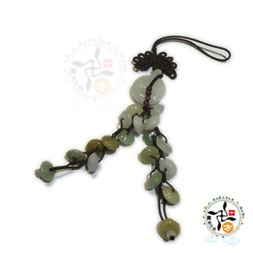 財源滾滾 玉掛飾 13公分【十方】143635