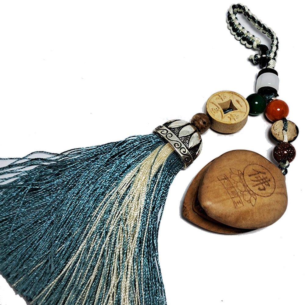 不動明王(檀木)肖雞守護神掛飾15公分 1個【十方】144651