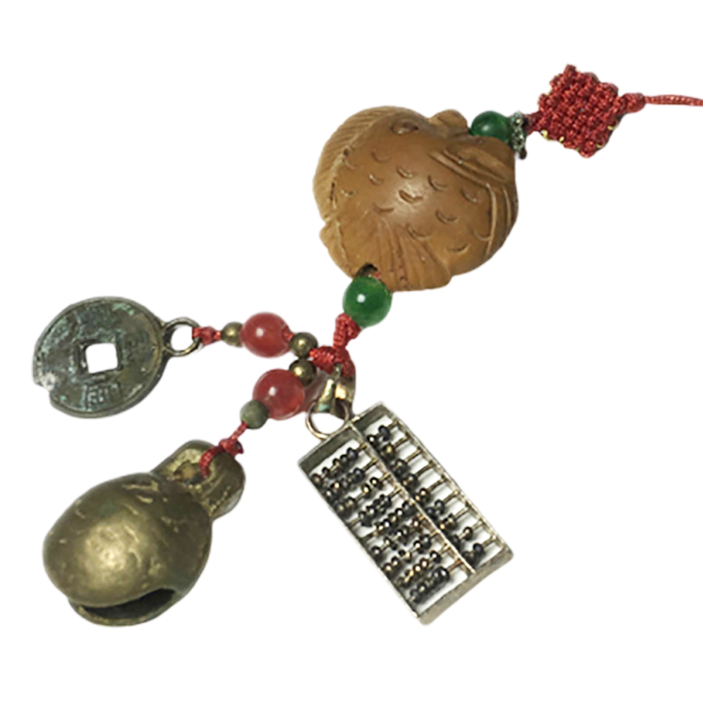 精打細算925銀算盤 有餘吉祥掛飾【十方】145214