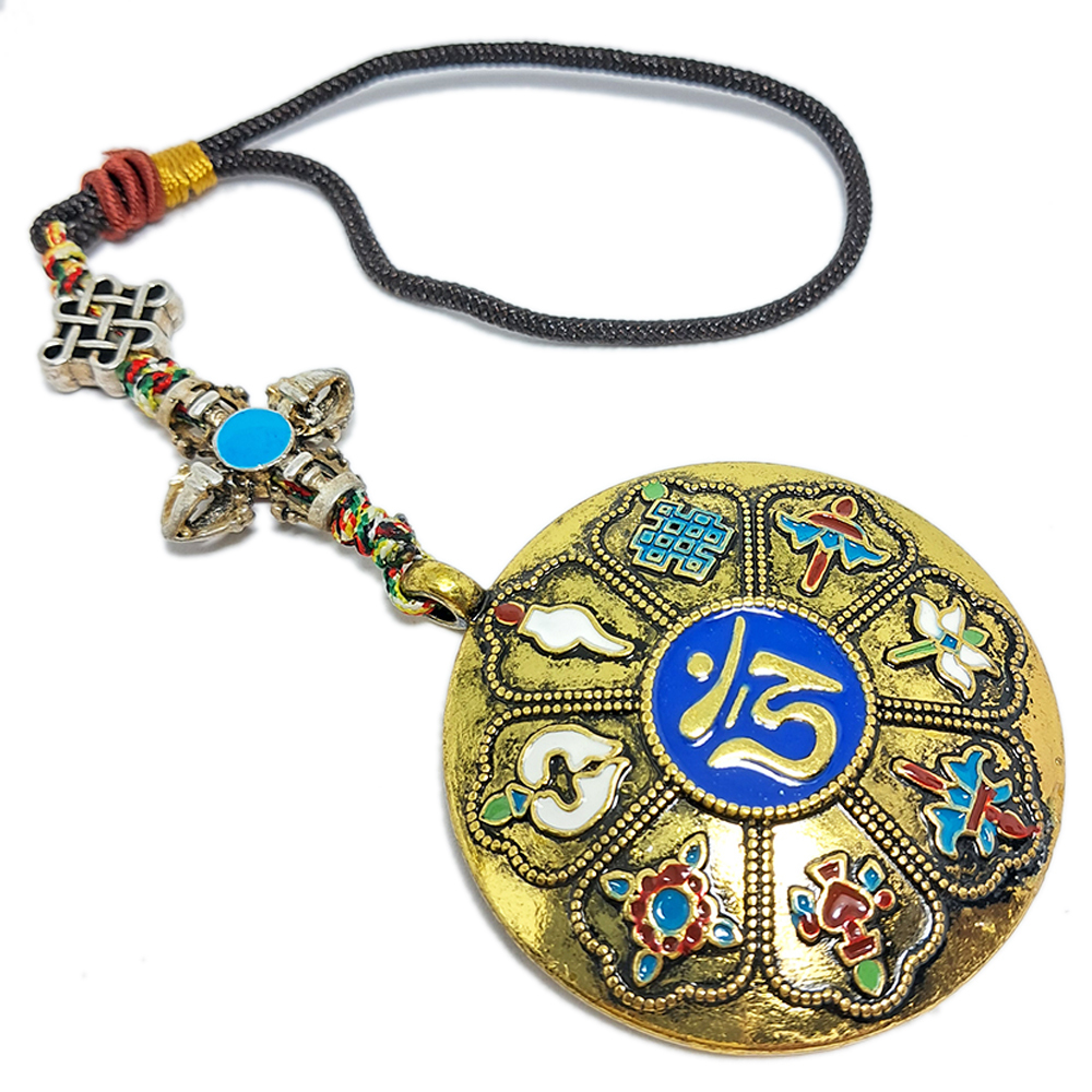 九宮八卦4.6公分&八吉祥&十字杵法寶掛飾【十方】146278