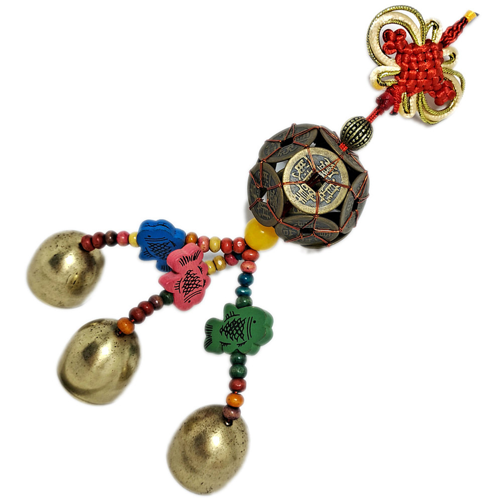五帝錢避邪鈴鐺開運掛飾【十方】148821