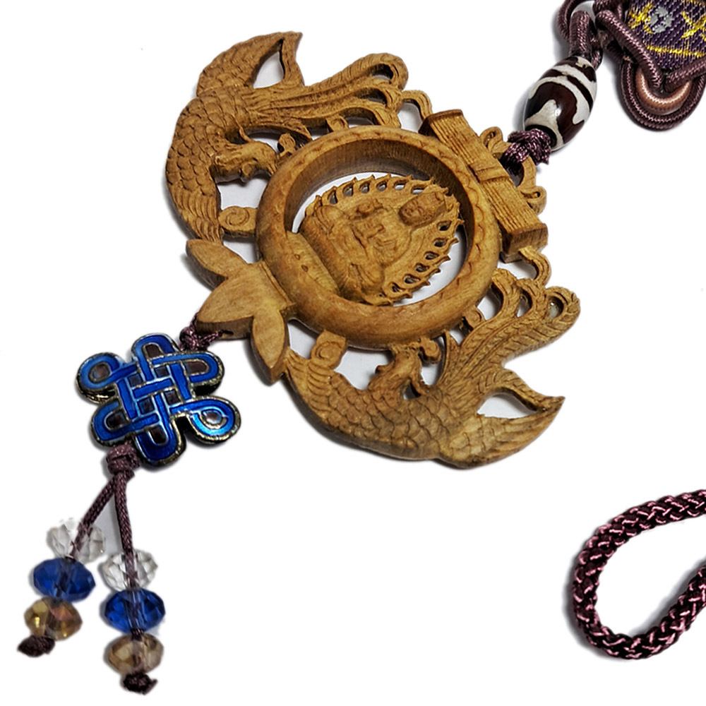 佛{檀香}鳳凰法輪掛飾【十方】148908