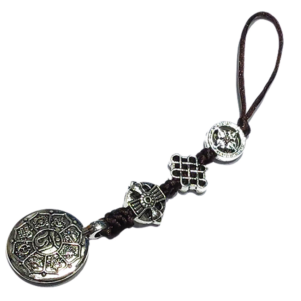 九宮八卦&八吉祥 銀色2.2公分 法寶掛飾【十方】149652