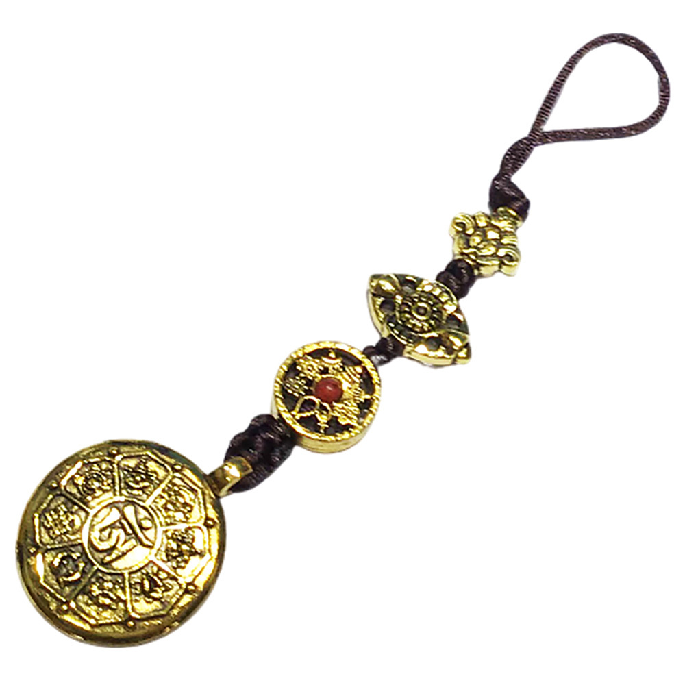 九宮八卦&八吉祥 金色3.2公分 法寶掛飾【十方】149653