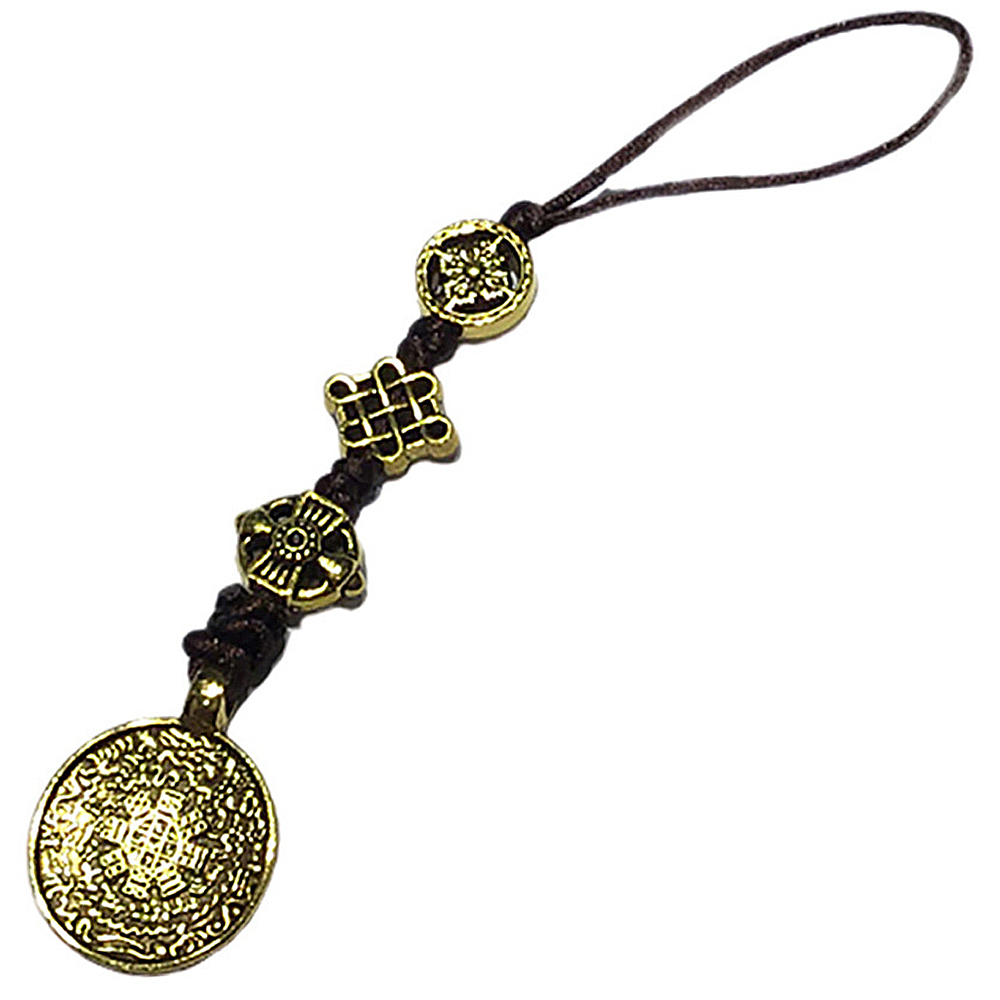 九宮八卦&八吉祥 金色2.2公分 法寶掛飾【十方】149651