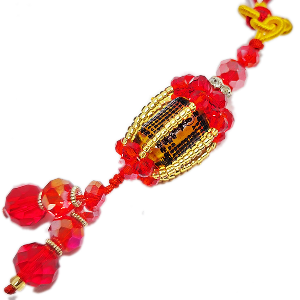 心經 琥珀毫雕 宮燈吉祥掛飾【十方】149876