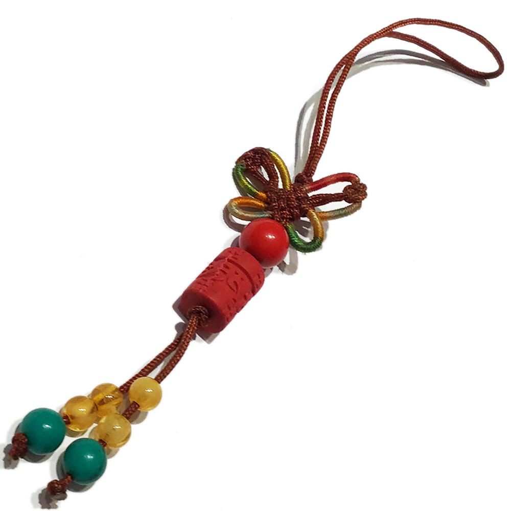 六字真言硃砂吊飾【十方】150834