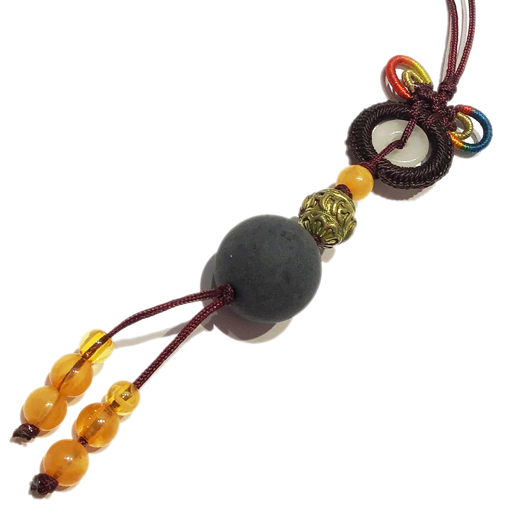 六字真言+靈草藥珀吊飾【十方】150842