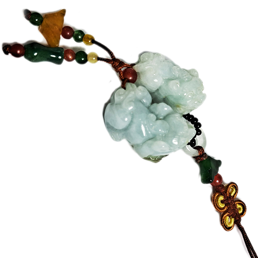 玉豼貅招財掛飾【十方】151065