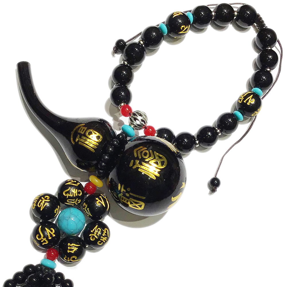 金福琉璃葫蘆吉祥提珠掛飾【十方】151072