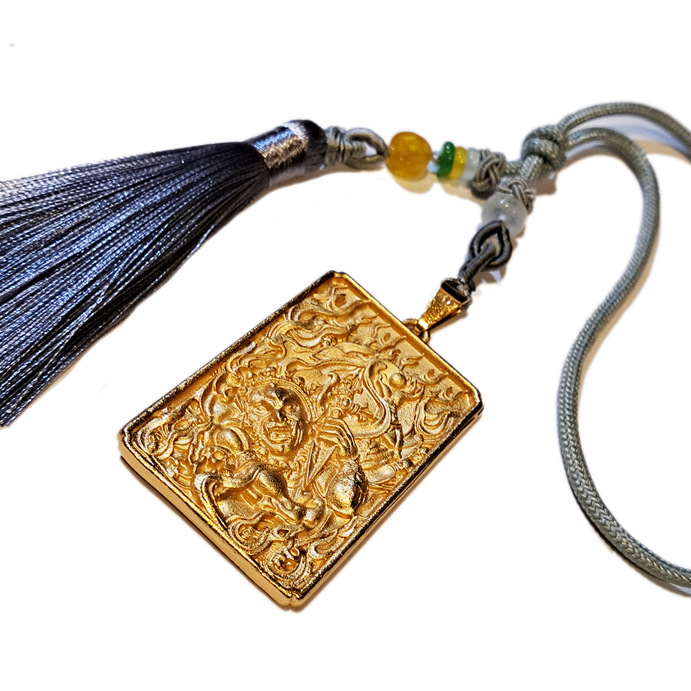 普巴金剛 沙金 銀灰掛飾【十方】151255