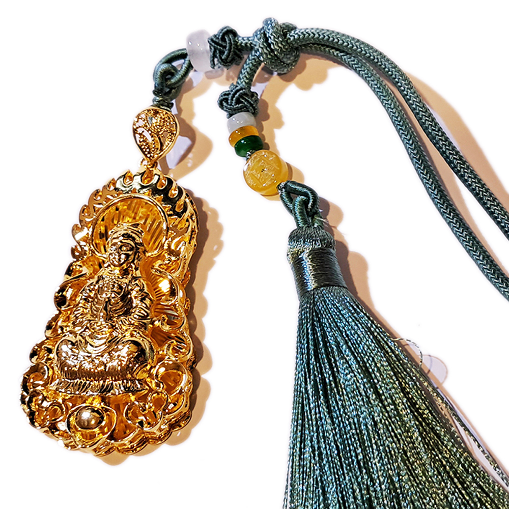 觀世音菩薩 沙金掛飾【十方】151278