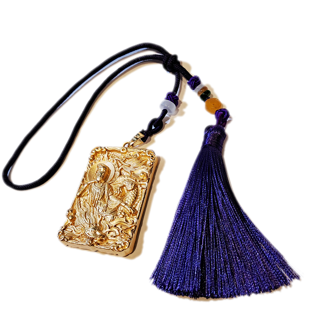 降龍觀音 沙金掛飾【十方】151279