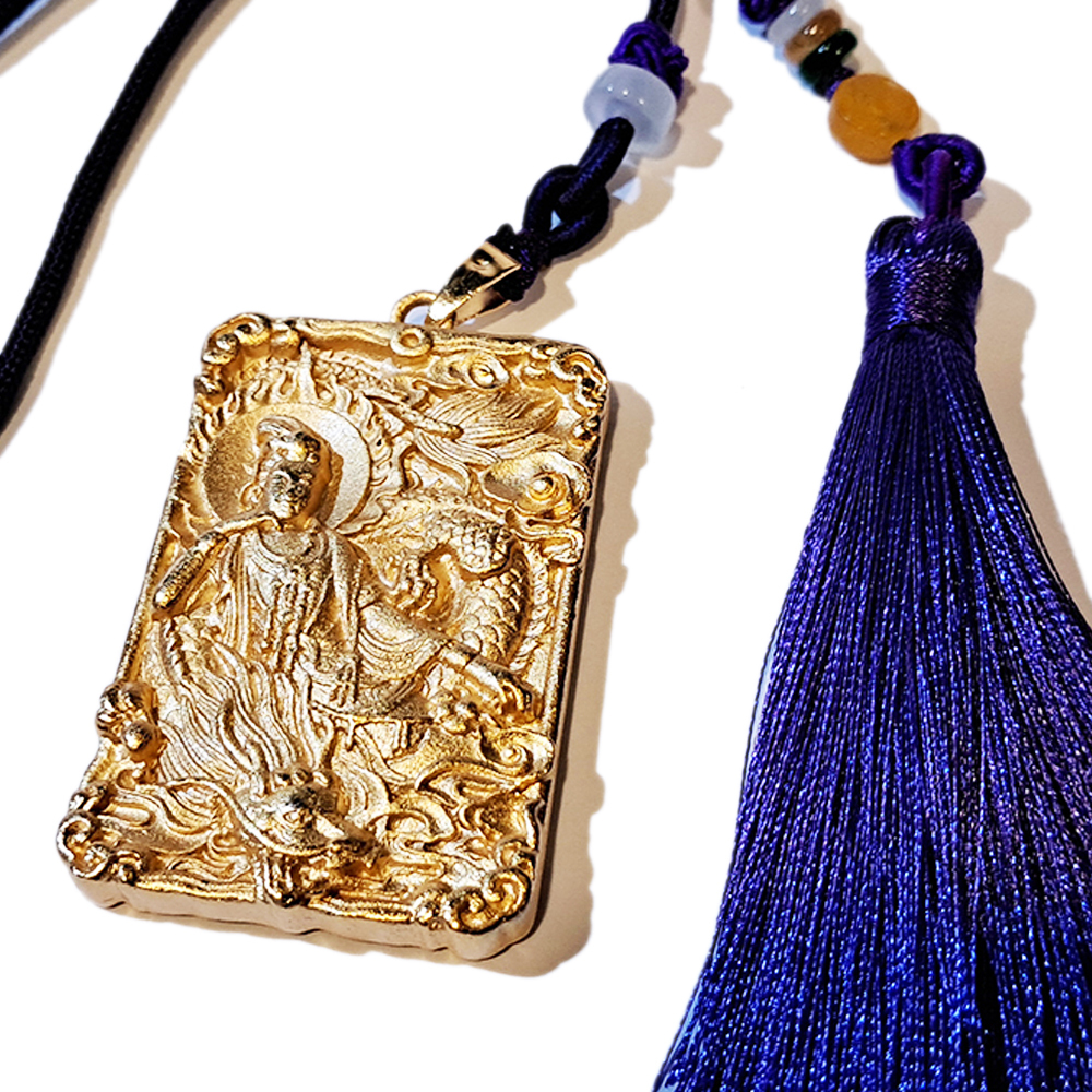 降龍觀音 沙金掛飾【十方】151279