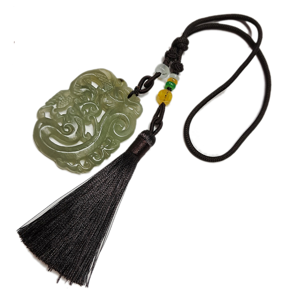 龍鳳{古玉}掛飾【十方】151760