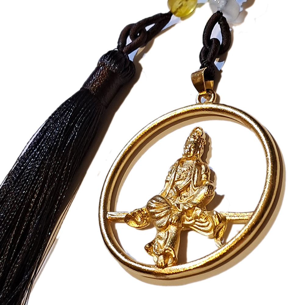 圓月觀音 沙金掛飾【十方】151293