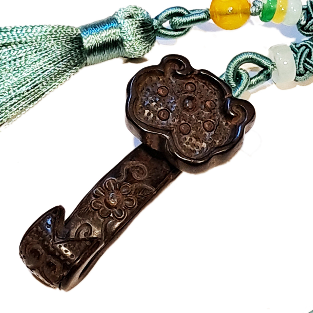 如意{黑檀}吉祥掛飾【十方】151741