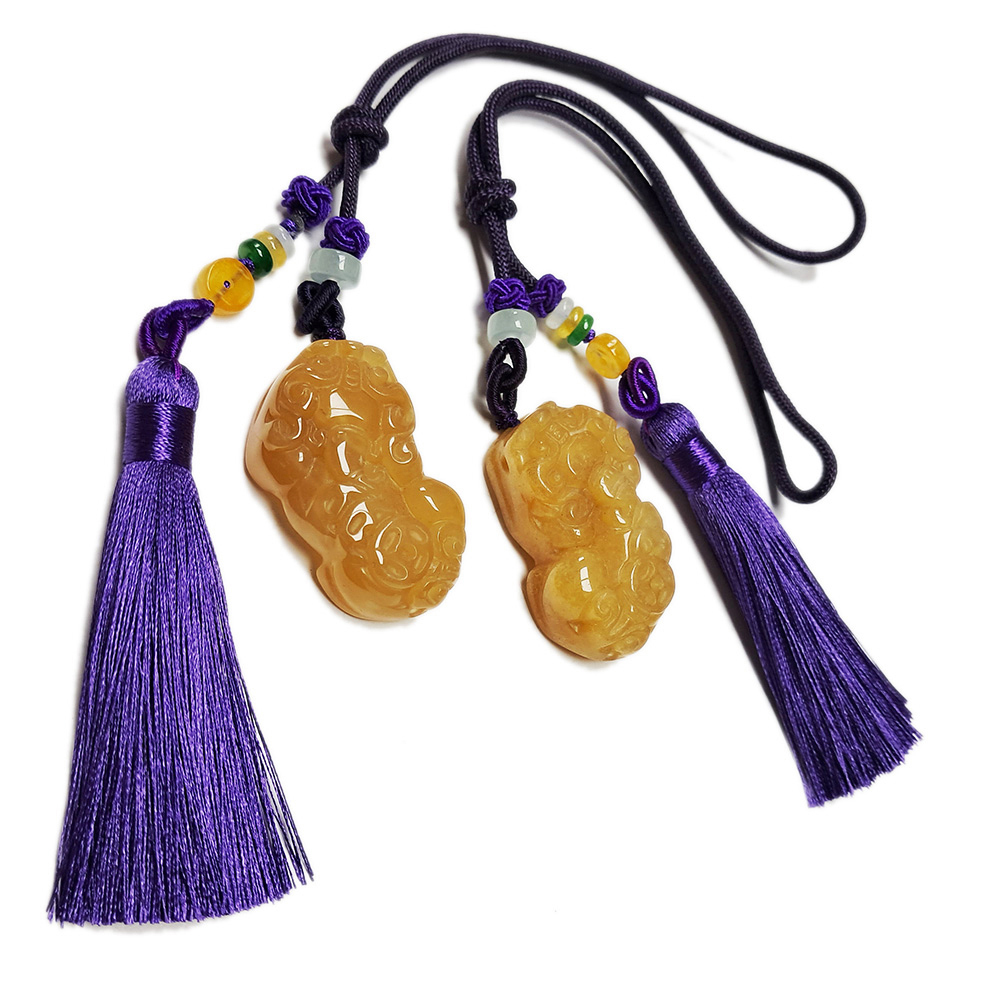 招財貔貅{黃玉}開運掛飾【十方】151799