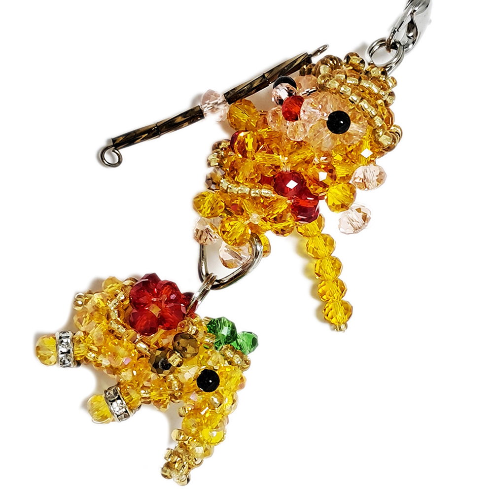 泰猴寶象{水晶}吊飾【十方】152087