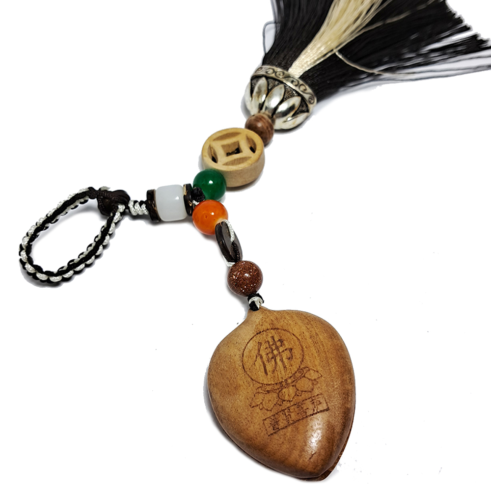 普賢菩薩{檀香木}掛飾【十方】152195