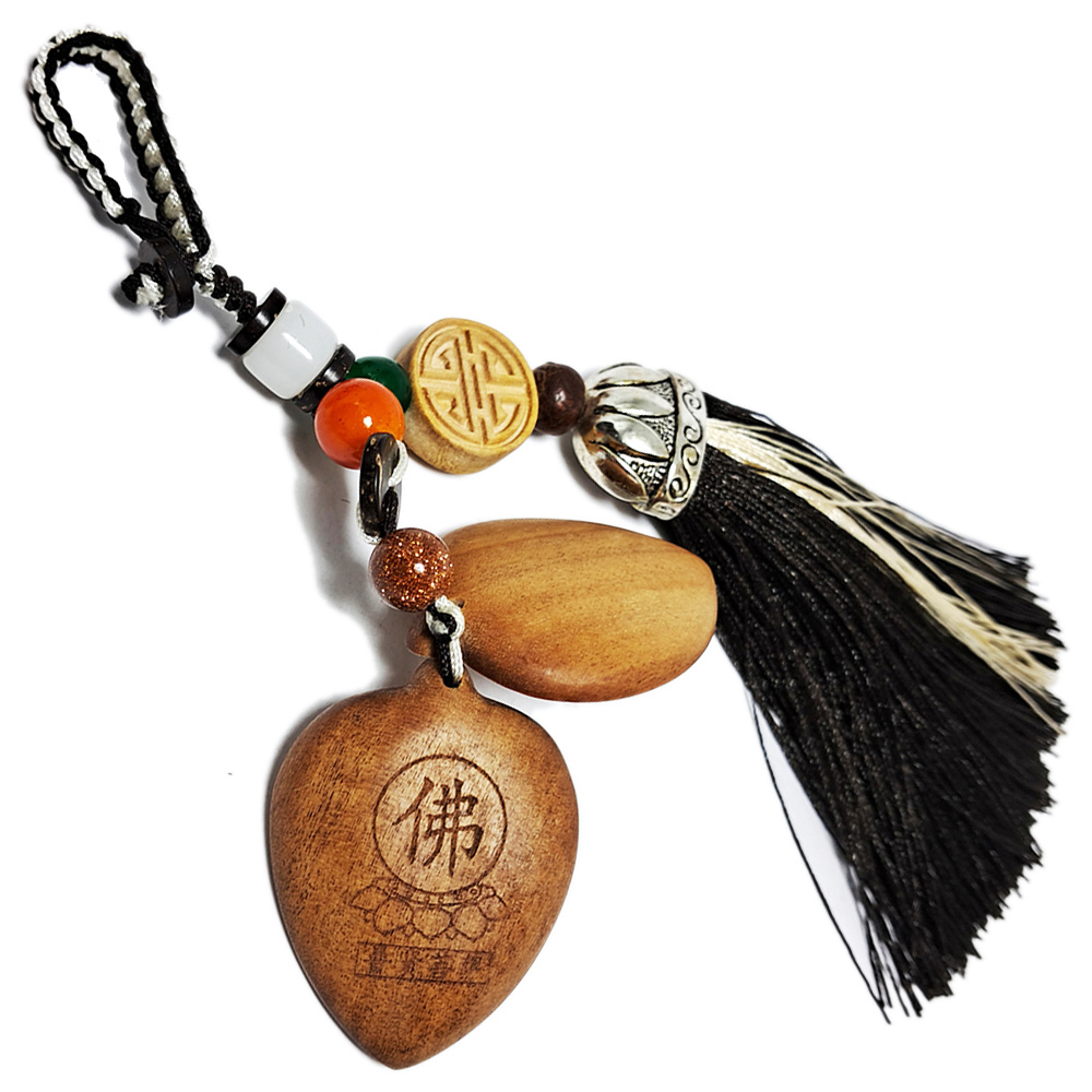 普賢菩薩{檀香木}掛飾【十方】152192